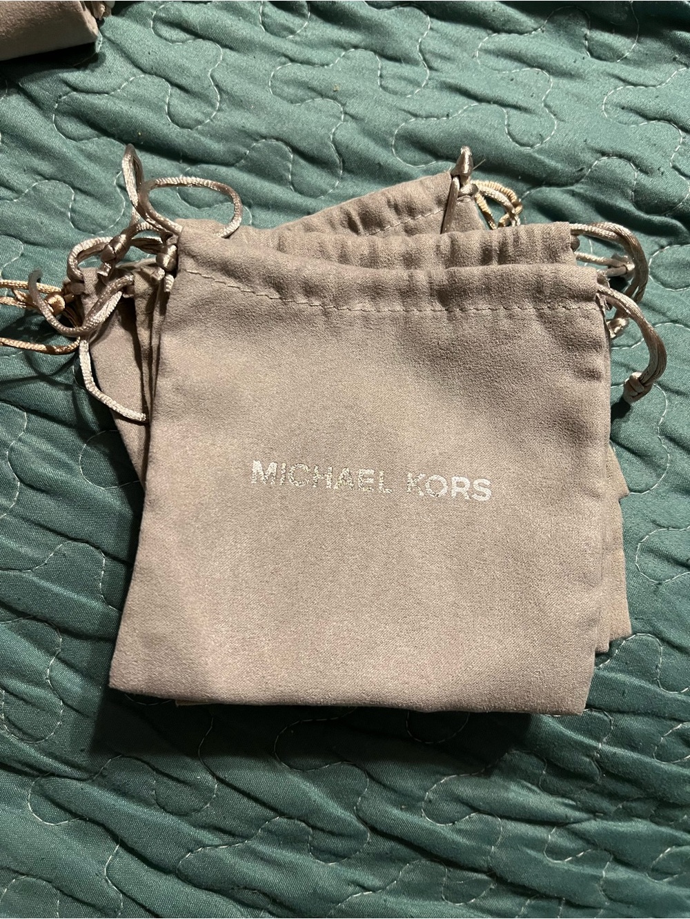 5 Michael Kors Suede Drawstring Pouch